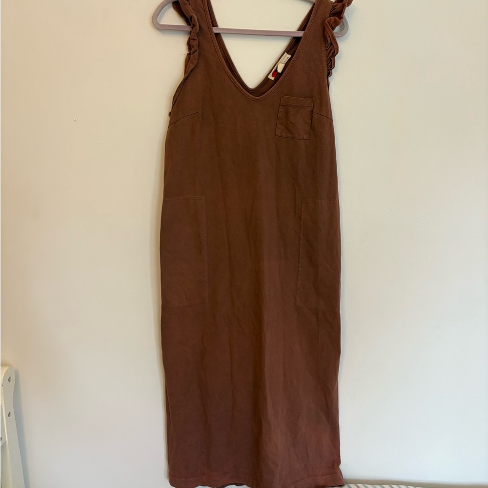 Free People Brown Maxi Dress
